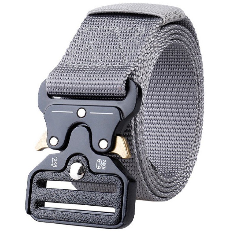 Security Belt Manufacturer - Grey Color Zinc Alloy Material