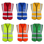 Reflective Vest Manufacturer - Construction Custom Logo