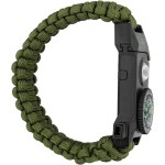 Paracord Bracelet Factory - 7 in 1 Emergency Whistle Compass