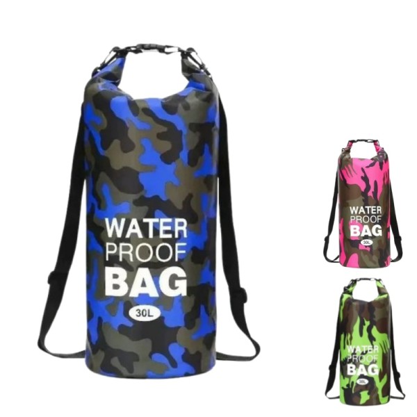 Dry Bag Backpack Factory - 30L Waterproof Camouflage PVC