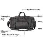 Polyester Duffel Manufacturer - Large Capacity Shoe Compartment