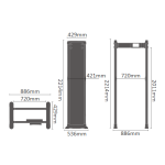 Security Scanner Manufacturer - MD-600FD 33 Zones Arched