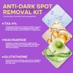 Private Label Organic Vitamin C Skin Dark Spot Lightening Nicotinamide Facial Care Glow Dark Spot Removal Skin Care Set