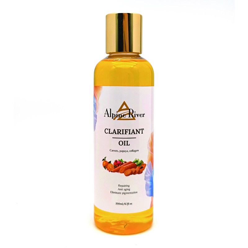 OEM Custom Organic Vitamin C Skin Care Natural Carrot Dark Spot Removal Body Care Oil Turmeric Lightening Even Skin Tone Oil