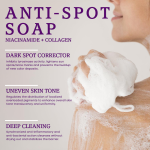 Private Label Organic Body Bath Product Vitamin E Dark Spot Removal Deep Skin Cleansing Exfoliation Nicotinamide Handmade Soap