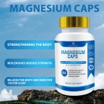 OEM Wholesale Organic Vegan Magnesium Glycinate Capsules - Sleep Support, Stress Relief & Healthy Relaxation Supplement