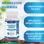 Low MOQ Custom Organic Vegetarian Triple Magnesium Complex Gummy Magnesium Glycinate Magnesium Gummies For Calm And Sleep