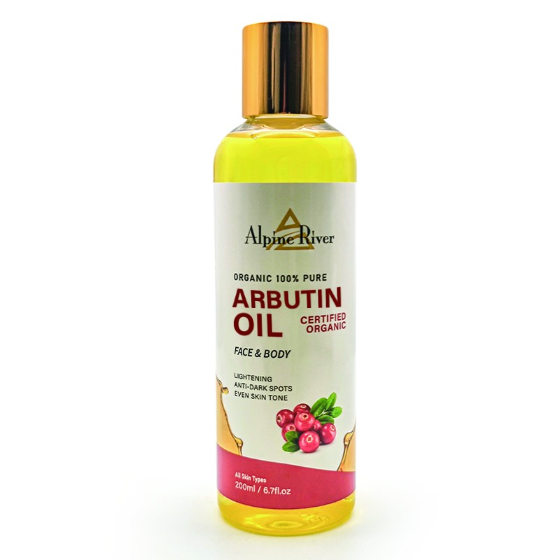 Private Label Vitamin C Skin Whitening and Moisturizing Oil Body Massage Dark Spot Removal Arbutin Oil for All Skin Types