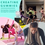 OEM Custom Organic Vegan Relieves Stress Increase Muscle Mass Creatine Monohydrate Gummies 5000mg Improves Training Results
