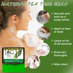 Private Label Vitamin C Skin Care Exfoliating Deep Cleansing Acne Remover Tea Tree Soap Dark Spot Removal Handmade Soap Bar