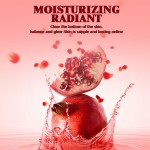 OEM High Quality Pomegranate Organic Vitamin C Whitening Skin Care Body Set Organic Fruit Red Pomegranate Firming Whitening Set