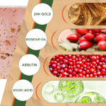 OEM Custom Logo Organic Vitamin C Skin Whitening Remove Dark Spots Cleansing Soap Bar Skin Glow 24k Gold Glutathione Soap