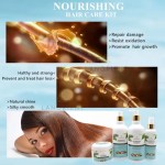 Natural Repair Professional Magical Hair Mask Prevent Dryness Split Ends Repair Damage Frizz Tangles 5 Seconds Soft Smooth Care