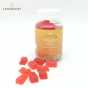 OEM批发天然有机健康补充谷胱甘肽软糖软糖皮肤美白和黑斑去除