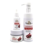 OEM High Quality Pomegranate Organic Vitamin C Whitening Skin Care Body Set Organic Fruit Red Pomegranate Firming Whitening Set
