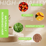 Private Label Organic Vitamin E Scalp Care Products Rosemary Hair Nourishing Moisturizing Batana Hair Growth Oil for Women