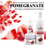 OEM High Quality Pomegranate Organic Vitamin C Whitening Skin Care Body Set Organic Fruit Red Pomegranate Firming Whitening Set