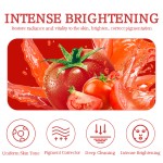 Private Label Korean Beauty Cosmetics Arbutin Skin Whitening Reduce Pigmentation Darkening Tomato Facial Skin Care Set