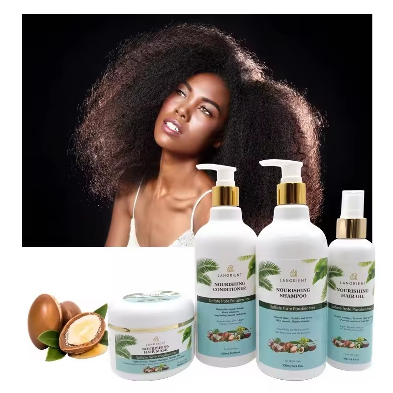 Organics Rosemary Mint Collection Set Leave in Conditioner Hair Care Products Enhanced Hair Mask Moisturizing Repair Hair Care