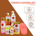 OEM Wholesale Arbutin Organic Skin Whitening Remove Dark Spot Tomato Skin Care Products Vegan Arbutin Skin Care Set for Women