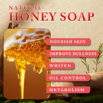Wholesale Organic Handmade Honey Soap Natural Whitening Face Cleansing Body Bath Whitening Soap Bar for Dark Skin