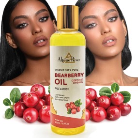 Low Moq Custom Natural Organic Skin Whitening and Brightening Arbutin Oil Body Skin Fast Whitening Bearberry Oil for Women