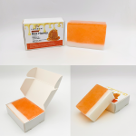 Low MOQ Custom Organic Handmade Bath Soap Vitamin E Skin Whitening Deep Cleansing and Exfoliating Papaya Honey Soap for Women