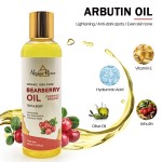 Private Label Vitamin C Skin Whitening Removing Dark Spot Arbutin Oil Organic Toning Bearberry Massage Oil for Black Skin