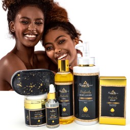 Korean SkinCare Set Beauty Products Remove Dark Spots Turmeric Organic Care Skin Glow Anti-acne Skin Care Set for Black Skin