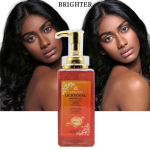 Private Label Korean Bath Product Organic Arbutin Body Exfoliation Lightening And Whitening Shower Gel Body Wash For Black Skin