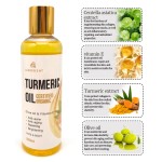 Private Label LANORIENT 100% Organic Vitamin E Skin Removing Dark Spots Lightening Turmeric Skin Care Oil for Face and Body