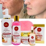OEM Custom Luxury Korean Skin Care Products Organic Vitamin C Arbutin Skin Whitening And Moisturizing Skin Care Set For Women