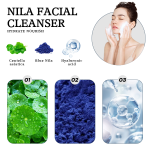 Low MOQ Custom Logo Organic Vitamin C Skin Whitening Exfoliating Nila Facial Cleanser Skin Moisturizing Nourishing Facial Wash