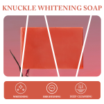 OEM Custom Logo Organic Vitamin C Skin Whitening and Exfoliating Handmade Soap Knuckle Whitening Kojic Acid Soap for Dark Skin