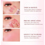 Liquid Blusher Supplier - Wholesale Mineral Squeeze Tube with Sponge Head Natural