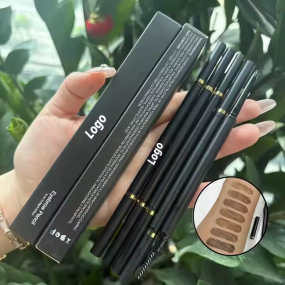 Eyebrow Pen Supplier - Wholesale High Quality Waterproof Vegan Dark Brown Retractable