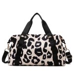 Shoulder Bag Manufacturer - Cow Print Anti splash Oxford Cloth Travel Bag Women s