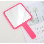 Makeup Mirror Factory - Customized Logo Fashion Black Pink Hand Mirror Mini