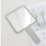 Makeup Mirror Factory - Customized Logo Fashion Black Pink Hand Mirror Mini
