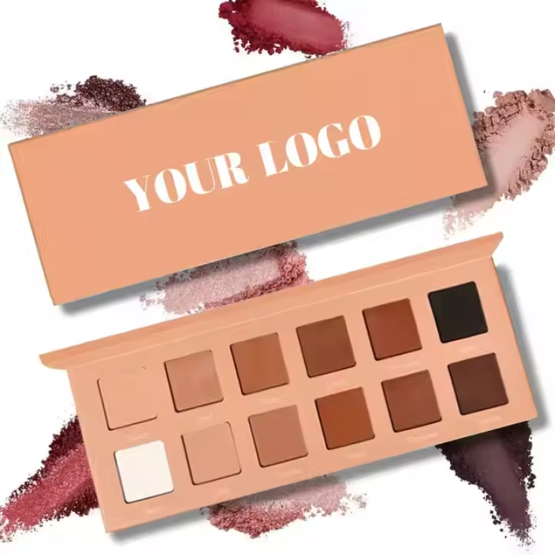 Eyeshadow Palette Supplier - Promotion Custom Nude 12 Color Private Label