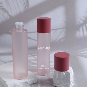 Makeup Remover Manufacturer - Deep Liquid Cleanser Oil Free Pink Bottle Clear Vegan