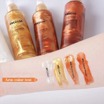Body Glow Oil Factory - Private Label Vegan Body Glitter Highlighter Liquid Bronzer
