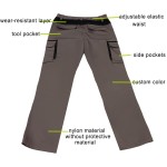 Work Pants Manufacturer - Sturdyarmor Orange Grey