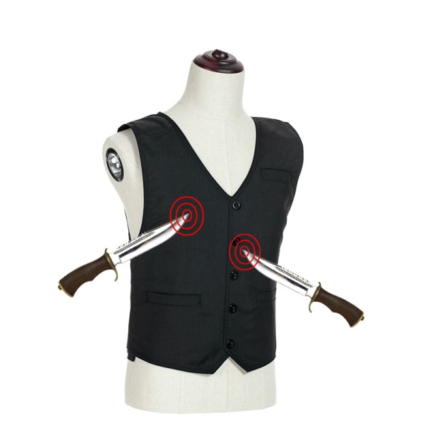 Stab Resistant Shirt Manufacturer - Sturdyarmor Black V Neck