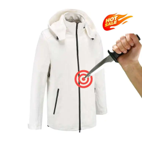 Stab Proof Jacket Manufacturer - Sturdyarmor White Hooded