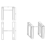 Vertical Turnstile Factory - One Way Football Stadium