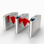 Electronic Turnstile Factory - Flap Barrier Gate System