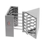 Swing Turnstile Factory - Double Lane Square Half Height