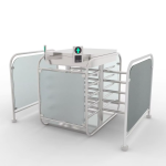 Revolving Turnstile Manufacturer - Waist High Biometric Access