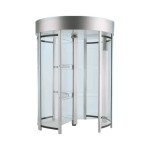 Glass Turnstile Manufacturer - QR Code Face Recognition